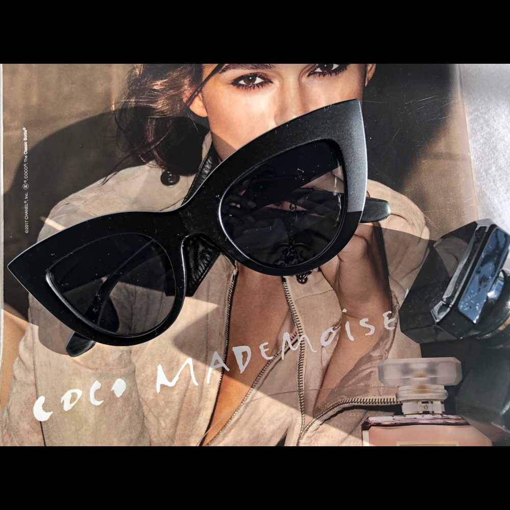 Black Cateye Sunglasses